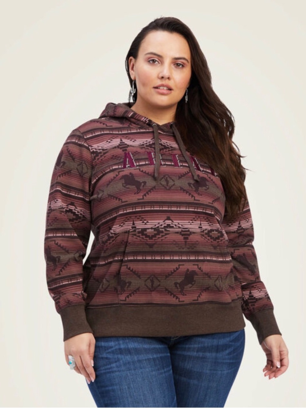 ARIAT Real Allover Print Hoodie - Picture 10 of 12